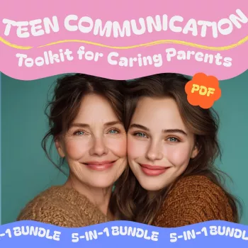 Calmer Teen Talks: 5-in-1 Communication Toolkit Bundle