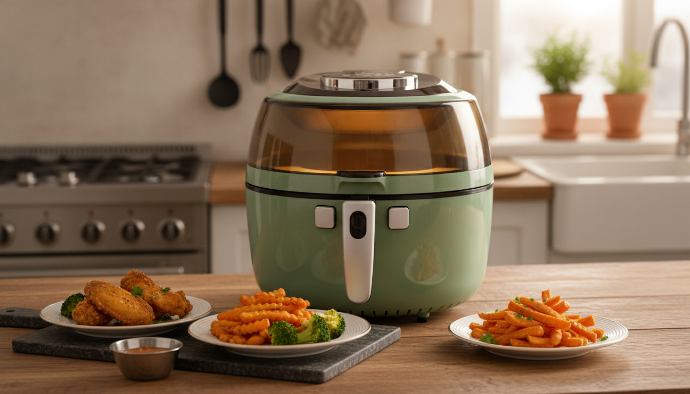6.5L Smoke-Reducing Air Fryer for Fast, Crispy Meals