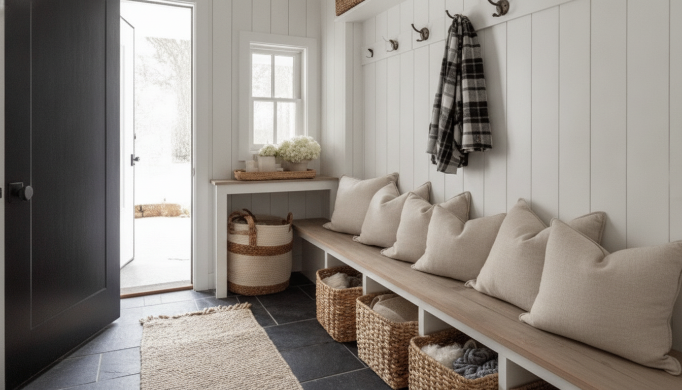 Entryway Organization System for Busy Homes (5 Zones)