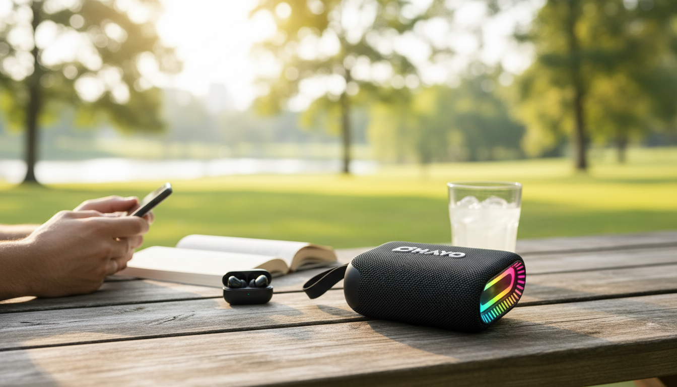 IPX7 Hook Bluetooth Speaker: Shower & Trail Sound