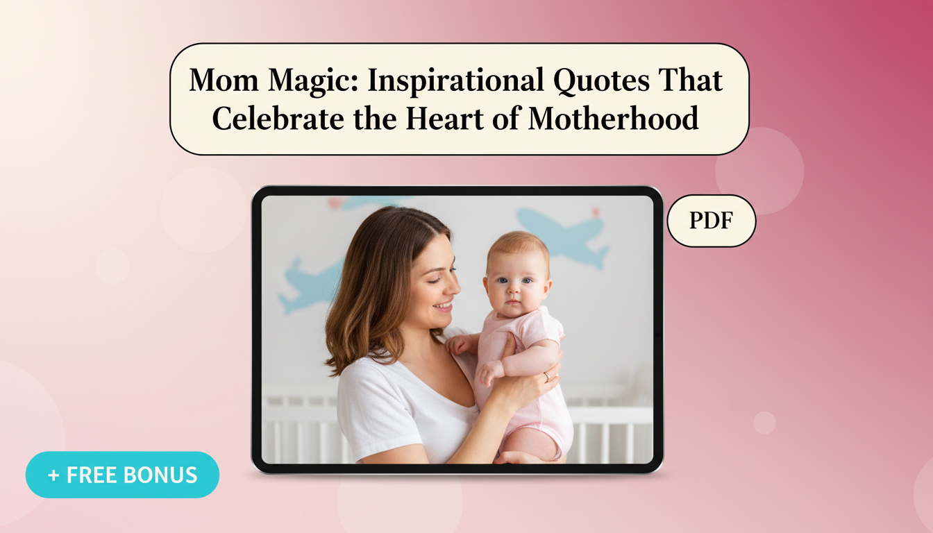 Mom Magic Quotes eBook: Uplift & Reset in Minutes