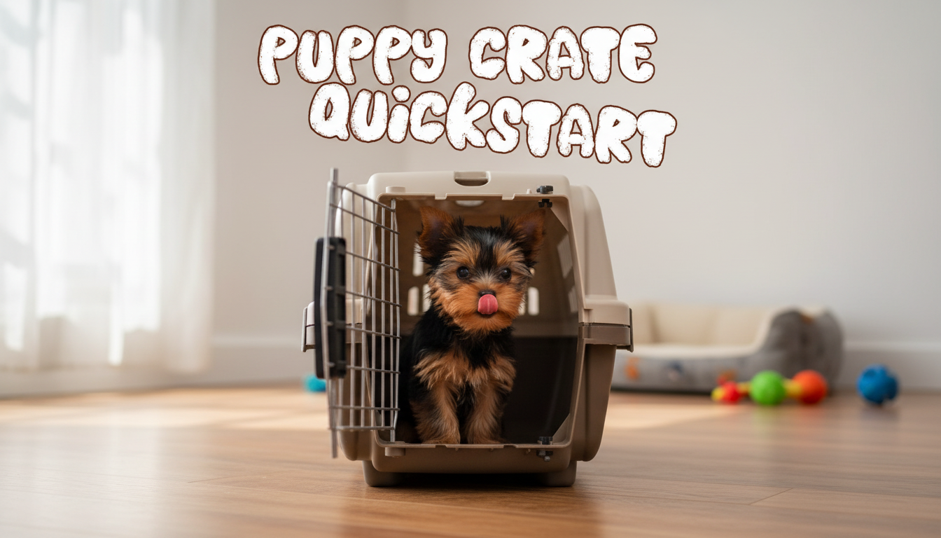 2-1 Crate Training Rule: Simple Daytime Puppy Rhythm